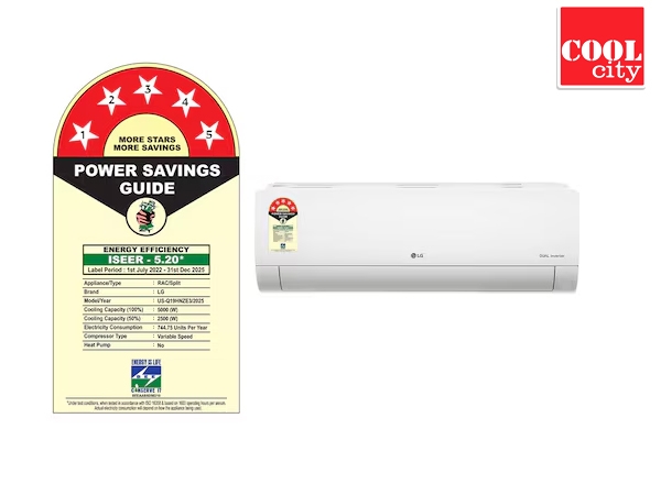 LG 1.5TR 5STAR INVERTER US-Q19HNZE3
